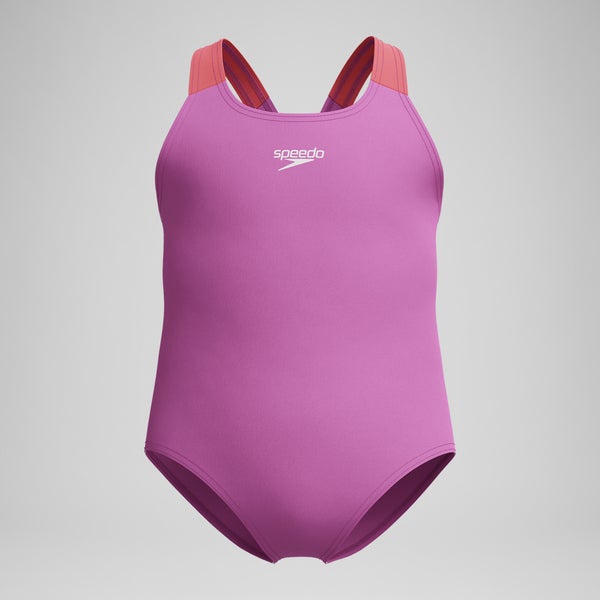 speedo Infant Girls Learn to Swim Medalist One Piece Pink