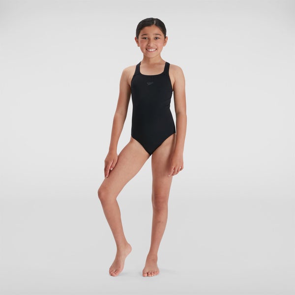 speedo Junior Girls Endurance+ Medalist One Piece Black