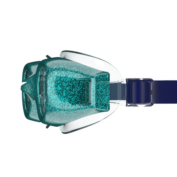 Speedo Junior Hydrospex Print Glitter Goggles Green