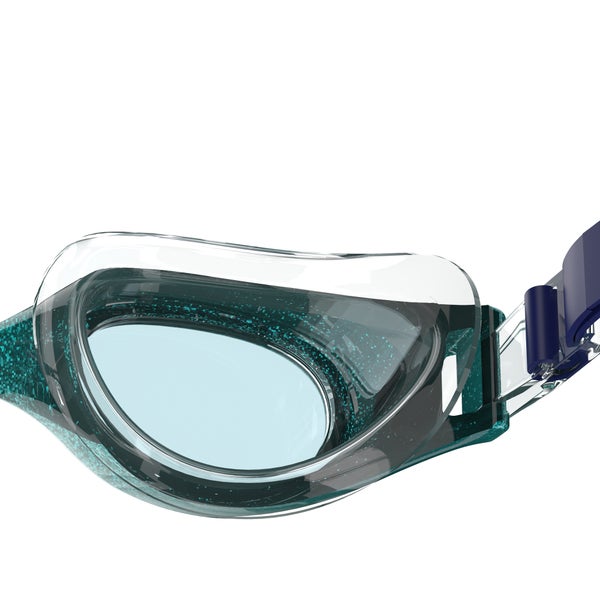 Speedo Junior Hydrospex Print Glitter Goggles Green
