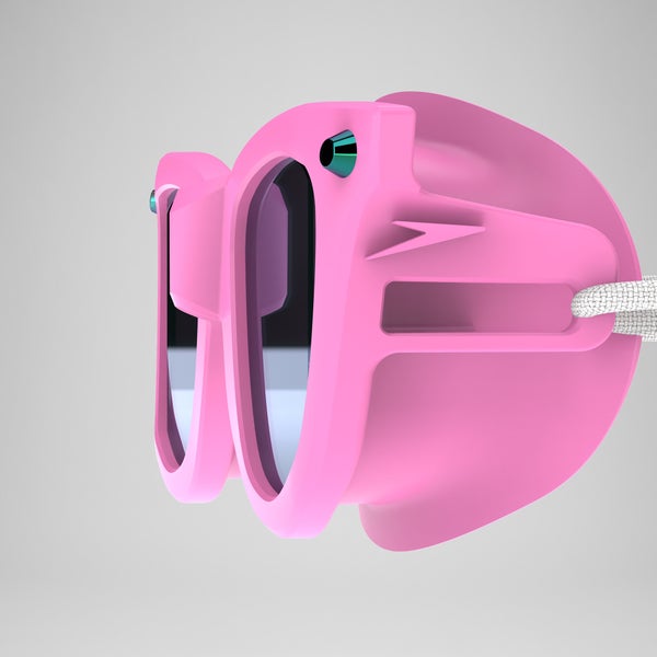 Speedo Junior Sunny G Seasider Mirror Goggles Pink/Green