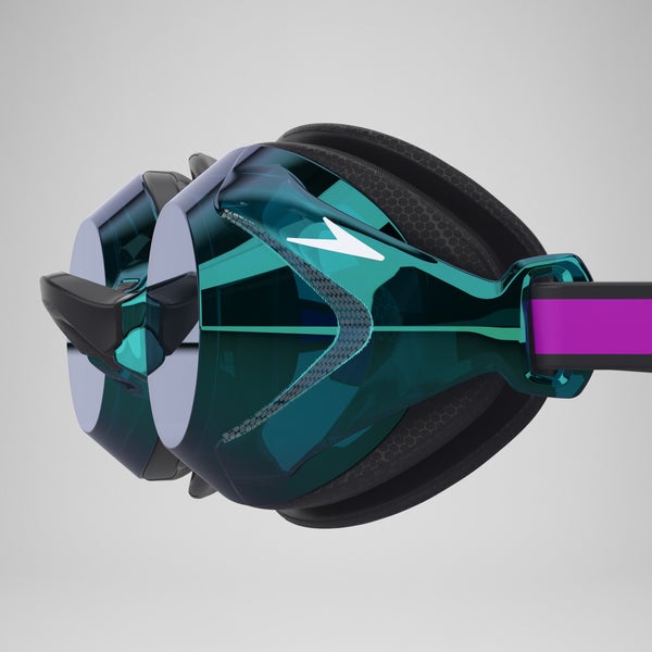 Speedo Junior Vanquisher 3.0 Mirror Goggles Purple/Emerald