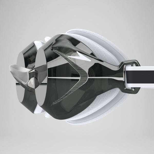 Speedo Junior Vanquisher 3.0 Mirror Goggles White/Gray