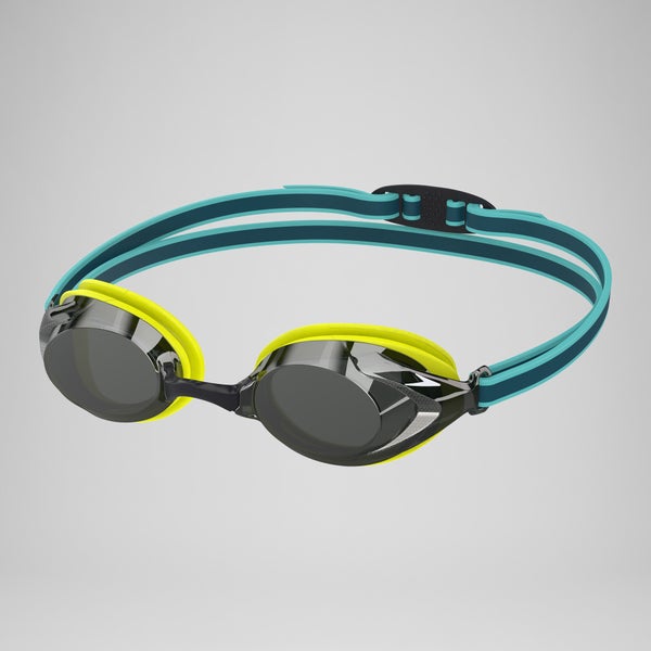 speedo Junior Vanquisher 3.0 Mirror Goggles Yellow/Blue