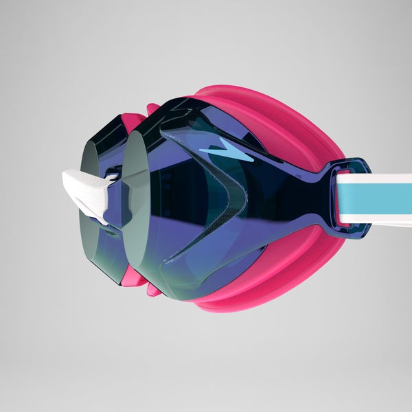Speedo Junior Vanquisher 3.0 Mirrored Goggles Pink/Blue