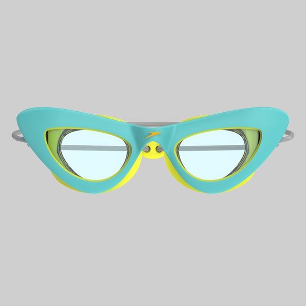 Speedo Kids Sunny G Cat Eye Goggles Turquiose/Yellow