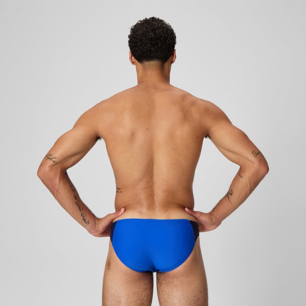 Speedo Men's Beachstar Colorblock 2" Brief Blue/Green