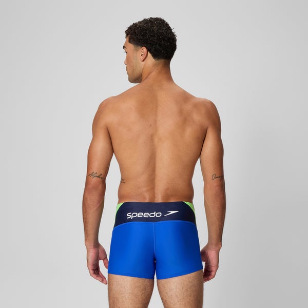 Speedo Men's Beachstar Splice Square Leg Blue/Green
