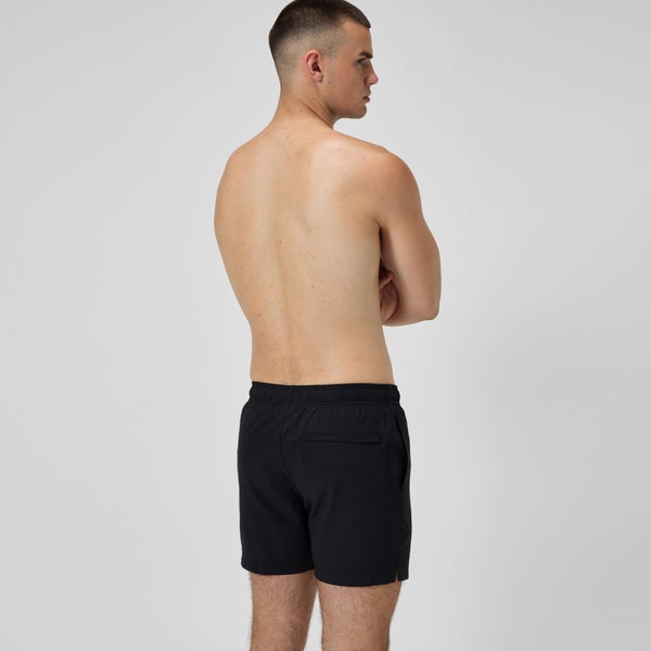 Speedo Men's Classic Solid Redondo Edge Volley 16" Swim Trunks Black