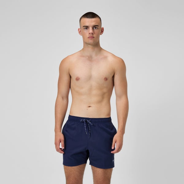 speedo Men's Classic Solid Redondo Edge Volley 16" Swim Trunks Navy