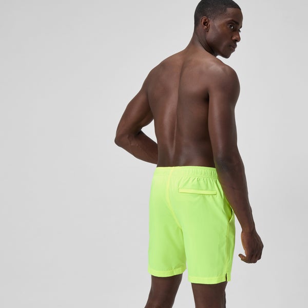 Speedo Men's Classic Solid Redondo Edge Volley 18" Swim Trunks Yellow