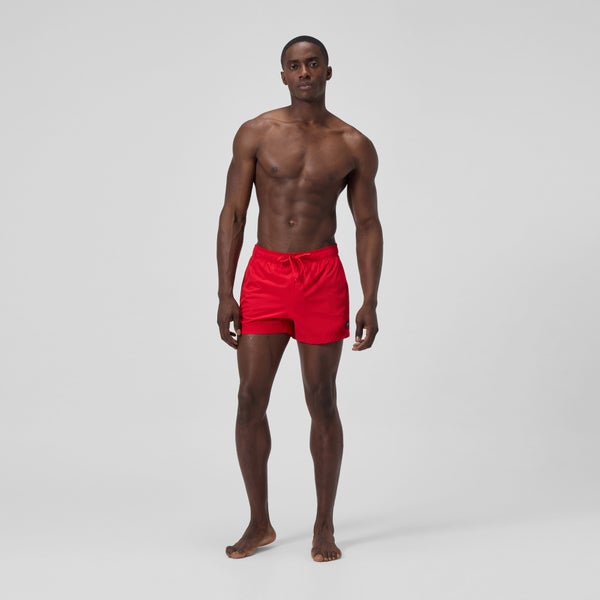 Speedo Men's Classics Solid Redondo Edge Volley 14" Swim Trunks Red