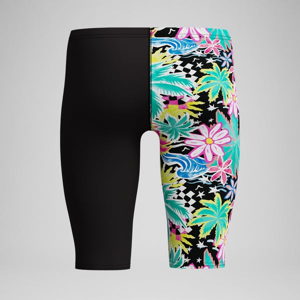 Speedo Men's Club Training Printed Jammer Black/Green