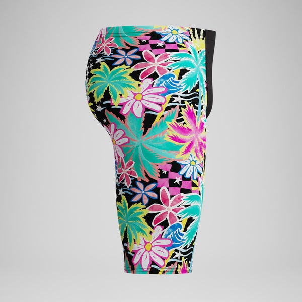 Speedo Men's Club Training Printed Jammer Black/Green