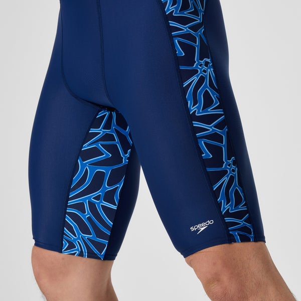 Speedo Men's Club Training Printed Jammer Blue/Navy