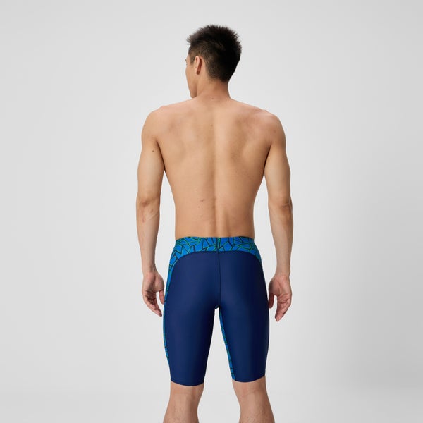Speedo Men's Club Training Printed Jammer Blue/Navy