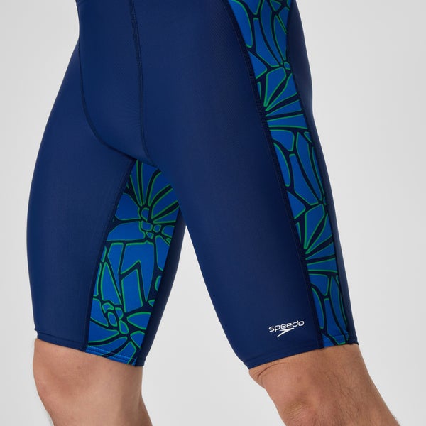 Speedo Men's Club Training Printed Jammer Blue/Navy
