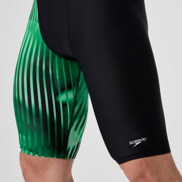 Speedo Men's Club Training Printed Jammer Green/Black