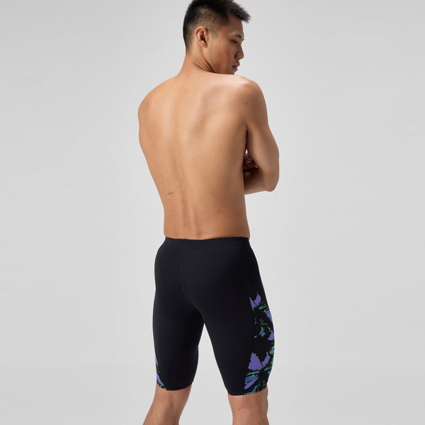 Speedo Men's Club Training Splice Jammer Black/Blue