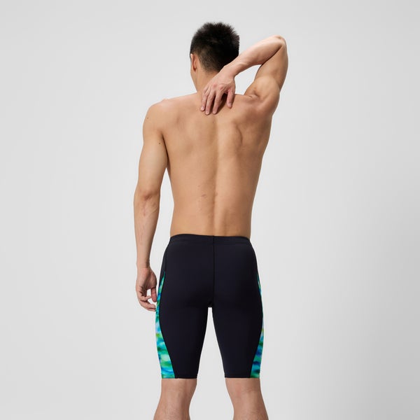 Speedo Men's Club Training Spliced Jammer Black/Green