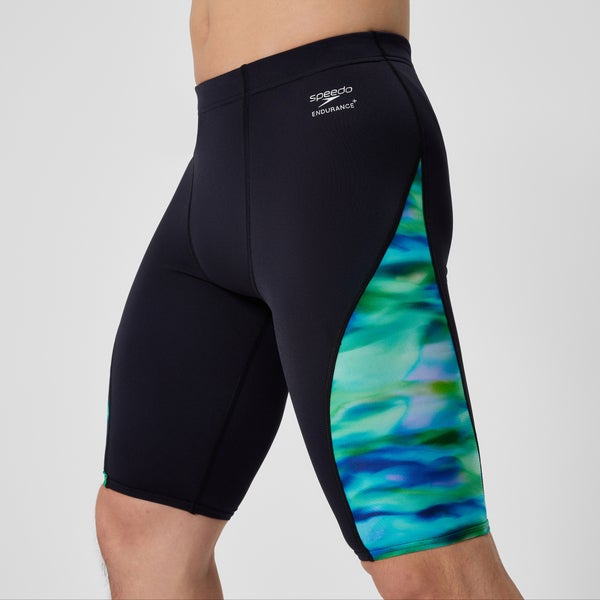 Speedo Men's Club Training Spliced Jammer Black/Green