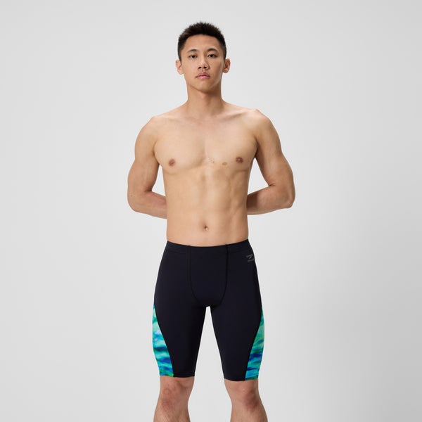 speedo Men's Club Training Spliced Jammer Black/Green
