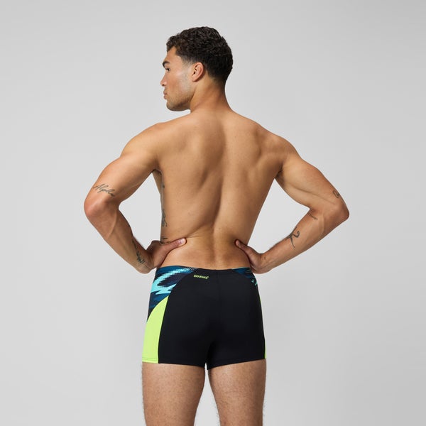 Speedo Men's Endurance+ Max Splice Square Leg Black/Green