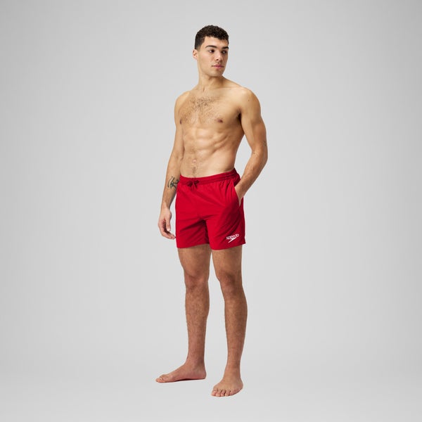 speedo Men's Essential 16" Watershort Swim Trunks Red
