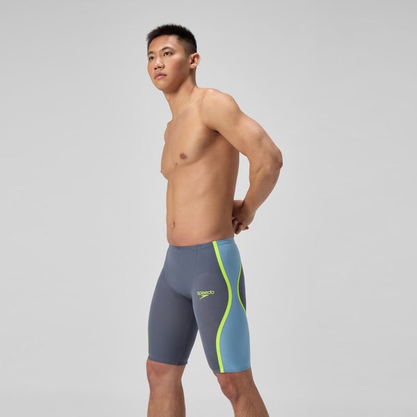 Speedo Men's Fastskin LZR Pure Intent 2.0 High Waist Jammer Gray/Blue