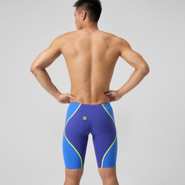 Speedo Men's Fastskin LZR Pure Intent 2.0 High Waist Jammer Blue/Yellow