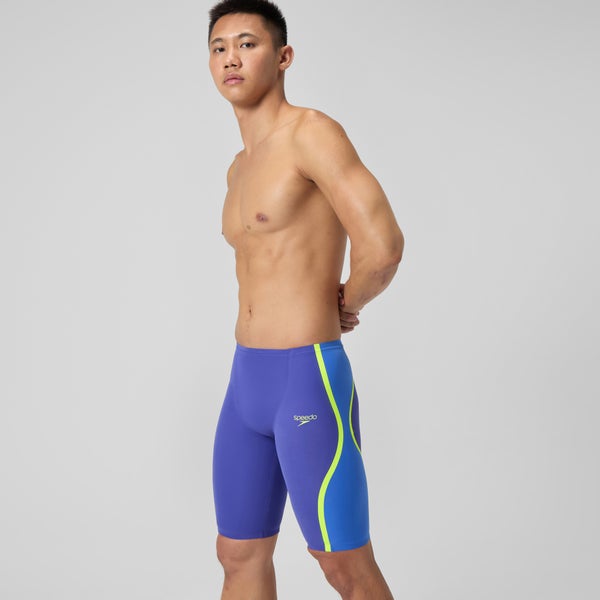 Speedo Men's Fastskin LZR Pure Intent 2.0 High Waist Jammer Blue/Yellow