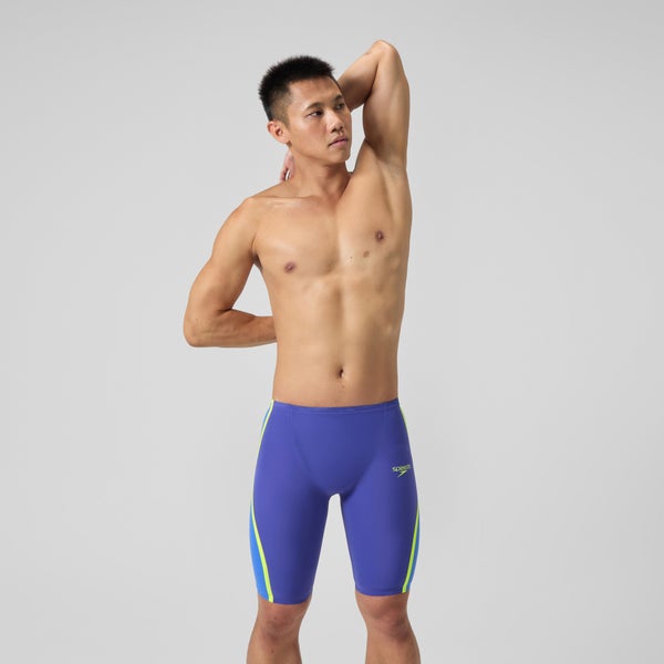 speedo Men's Fastskin LZR Pure Intent 2.0 High Waist Jammer Blue/Yellow