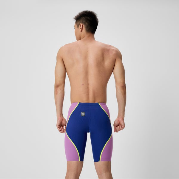 Speedo Men's Fastskin LZR Pure Intent 2.0 High Waisted Jammer Navy/Purple