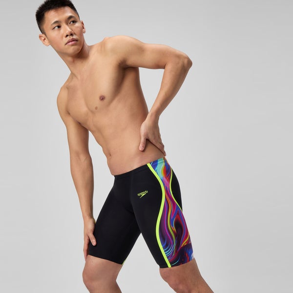 Speedo Men's Fastskin LZR Pure Intent 2.0 Jammer Black/Yellow