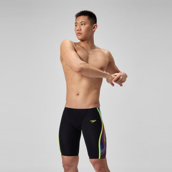 speedo Men's Fastskin LZR Pure Intent 2.0 Jammer Black/Yellow