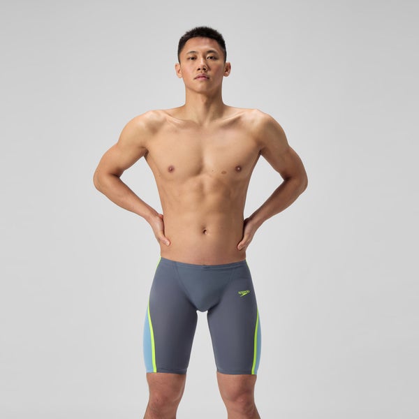 speedo Men's Fastskin LZR Pure Intent 2.0 Jammer Gray/Blue