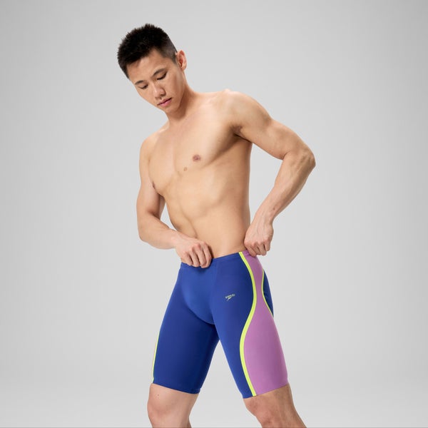 Speedo Men's Fastskin LZR Pure Intent 2.0 Jammer Navy/Purple