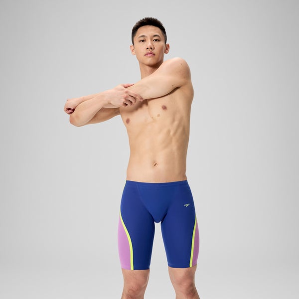 speedo Men's Fastskin LZR Pure Intent 2.0 Jammer Navy/Purple