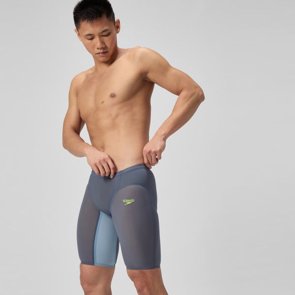 Speedo Men's Fastskin LZR Pure Valor 2.0 Jammer Gray/Blue