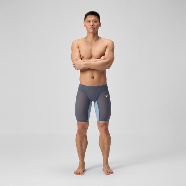 Speedo Men's Fastskin LZR Pure Valor 2.0 Jammer Gray/Blue
