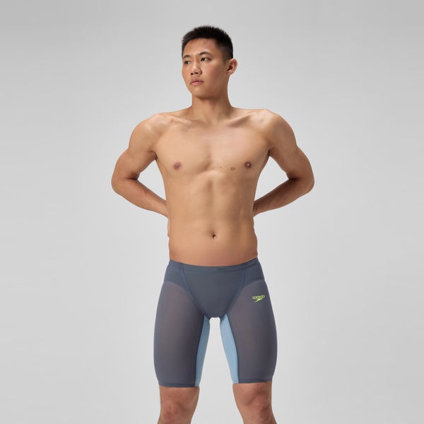 speedo Men's Fastskin LZR Pure Valor 2.0 Jammer Gray/Blue