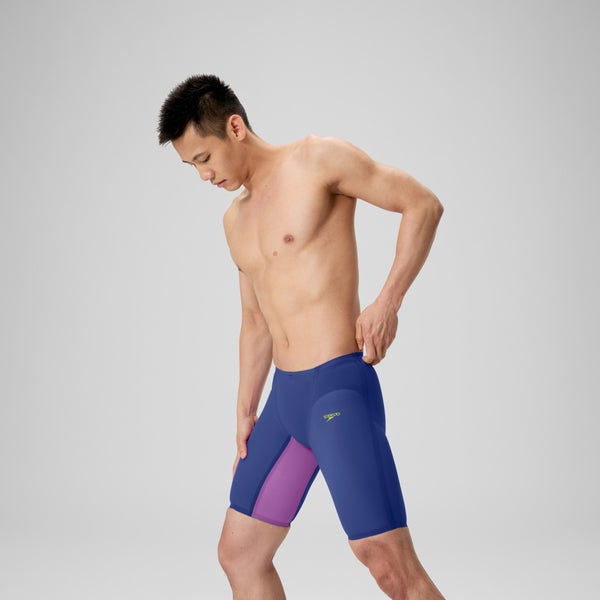 Speedo Men's Fastskin LZR Pure Valor 2.0 Jammer Navy/Purple