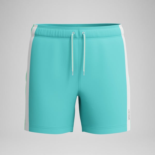 speedo Men's Jetstream Colorblock 16" Swim Trunks Turquoise
