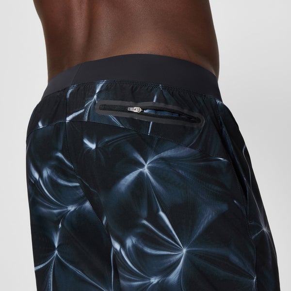 Speedo Men's Lookout Printed 16" Swim Shorts Black/Gray