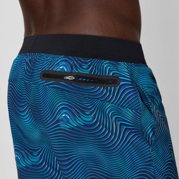 Speedo Men's Lookout Printed 16" Swim Shorts Black/Navy