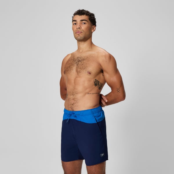 Speedo Men's Marina Flex 17" Volley Swim Trunks Navy