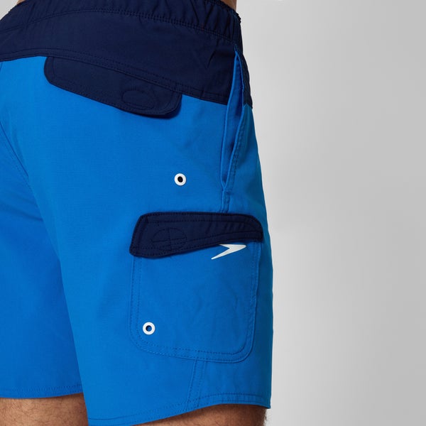 Speedo Men's Marina Flex Volley 17" Swim Trunks Blue