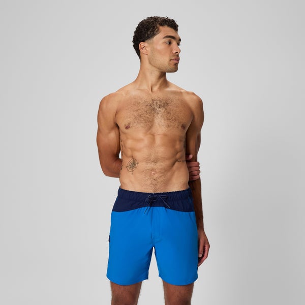 speedo Men's Marina Flex Volley 17" Swim Trunks Blue