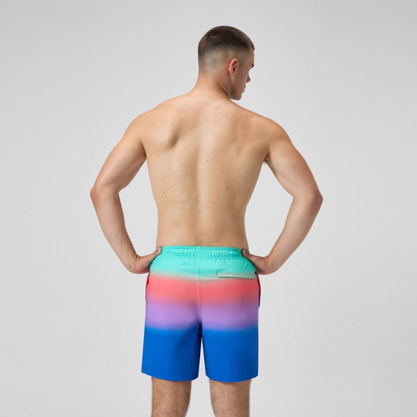 Speedo Men's Print Redondo Edge Volley 18" Swim Trunks Multicolored