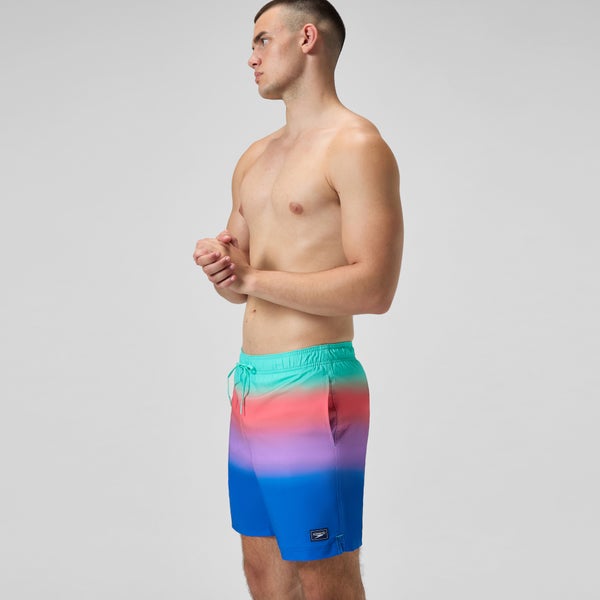 Speedo Men's Print Redondo Edge Volley 18" Swim Trunks Multicolored